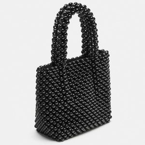 ZARA Beaded Mini Tote Bag